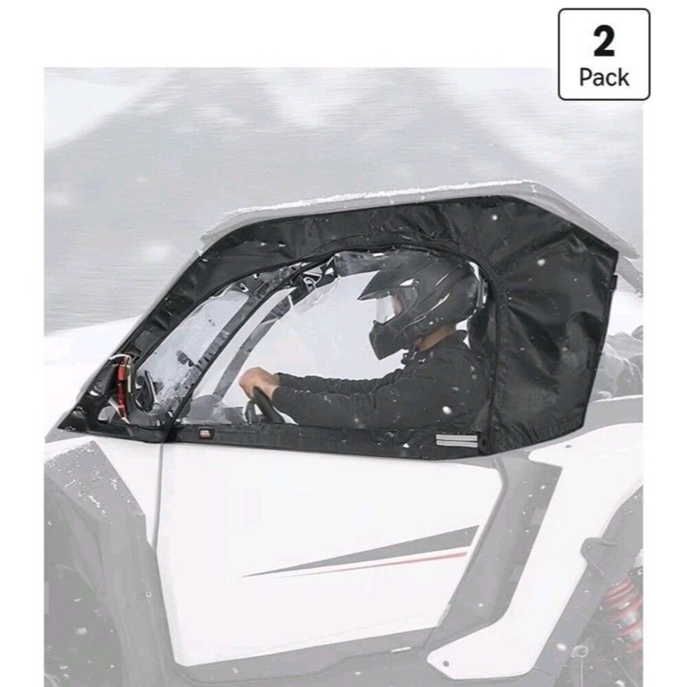 Soft Cab Enclosure w YKK Zipper + Upper Door Window, 2024-26 Polaris RZR XP 1000